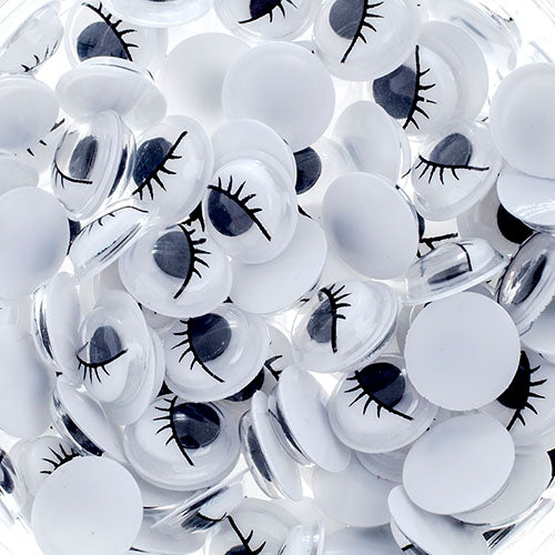 Googly Eyes Paste-on 10mm White Eye Lids