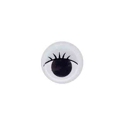 Googly Eyes Paste-on 10mm White Eye Lids - Cosplay Supplies Inc