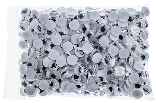 Googly Eyes Paste-on 10mm White Eye Lids