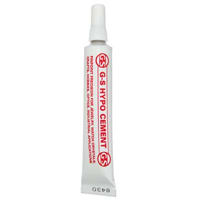 Glue G-S Hypo Cement 1/3 Fl.oz 9ml Tube - Cosplay Supplies Inc