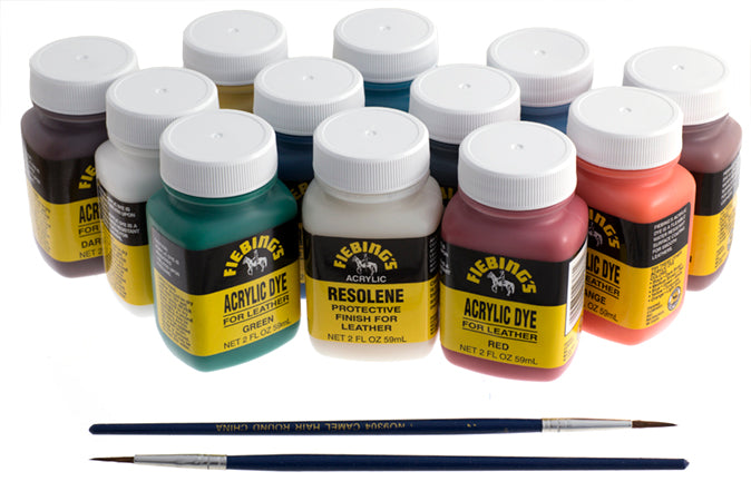 Acrylic Dye Pack Set Of 12 - 2oz Bottles