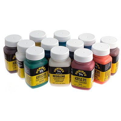 Acrylic Dye Pack Set Of 12 - 2oz Bottles