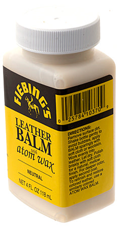 Leather Balm With Atom Wax 4oz Neutral