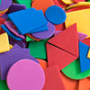 EVA Foam Shapes 1/2lb Tub Assorted Sizes & Colors