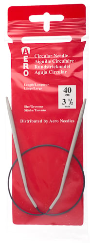 Aero Knitting Needles 40cm Circular