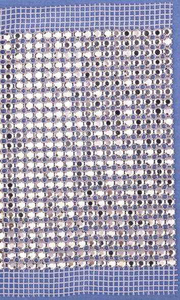 Czech Rhinestone Banding Flatback White Netx2 SS19 Crystal/Silver 24-Row