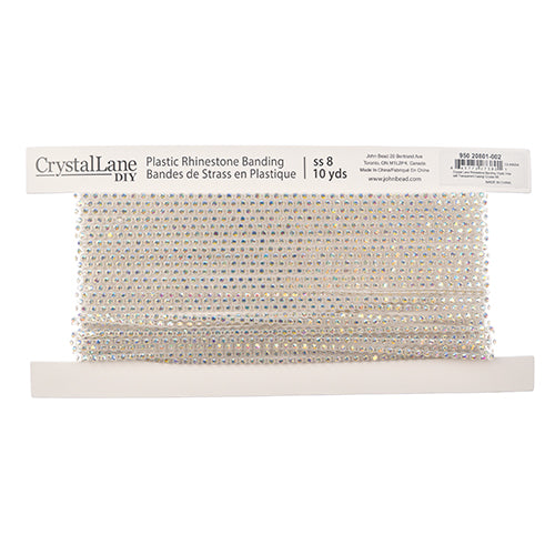 Crystal Lane Rhinestone Banding 10yds 1-Row