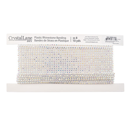 Crystal Lane Rhinestone Banding 10yds 1-Row