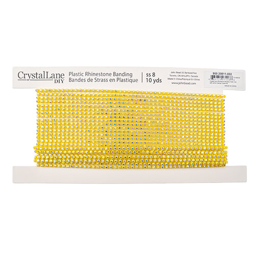 Crystal Lane Rhinestone Banding 10yds 1-Row