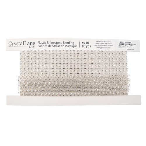Crystal Lane Rhinestone Banding 10yds 1-Row