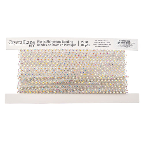 Crystal Lane Rhinestone Banding 10yds 1-Row