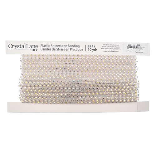 Crystal Lane Rhinestone Banding 10yds 1-Row