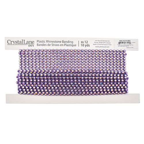 Crystal Lane Rhinestone Banding 10yds 1-Row