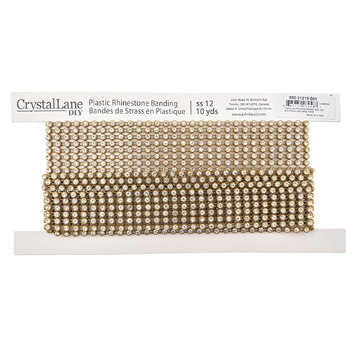 Crystal Lane Rhinestone Banding 10yds 1-Row