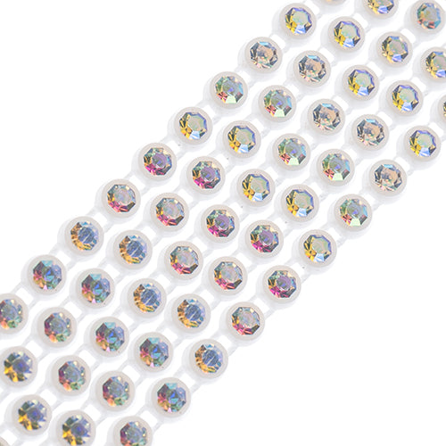 Crystal Lane Rhinestone Banding 1yd 1-Row White Casing