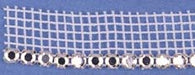 Preciosa Rhinestone Banding White Netx1 1-Row SS20 Crystal/Silver