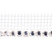 Preciosa Rhinestone Banding White Netx1 1-Row SS20 Crystal/Silver - Cosplay Supplies Inc