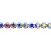 Czech Rhinestone Banding 1-Row SS19 Crystal Aurora Borealis/Silver - Cosplay Supplies Inc
