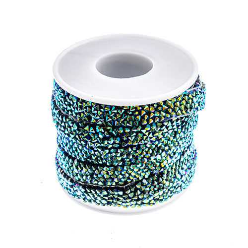 Resin Trim Hot Fix Crystal Crush 5m Crystal Aurora Borealis - Cosplay Supplies Inc