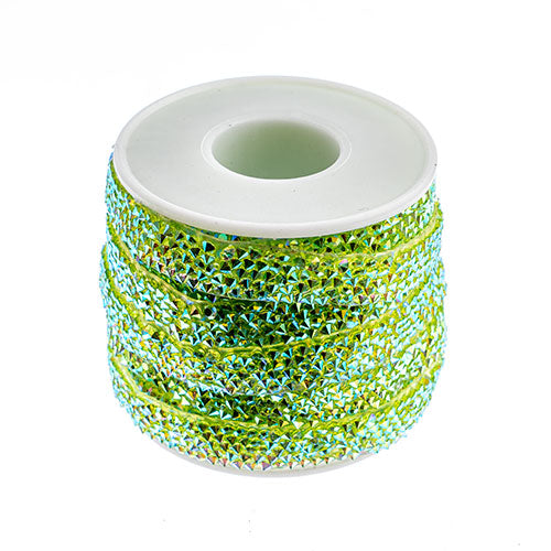 Resin Trim Hot Fix Crystal Crush 5m Crystal Aurora Borealis - Cosplay Supplies Inc