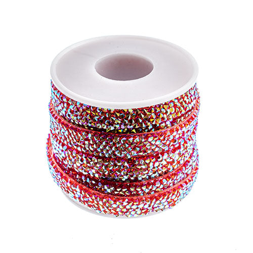 Resin Trim Hot Fix Crystal Crush 5m Crystal Aurora Borealis - Cosplay Supplies Inc