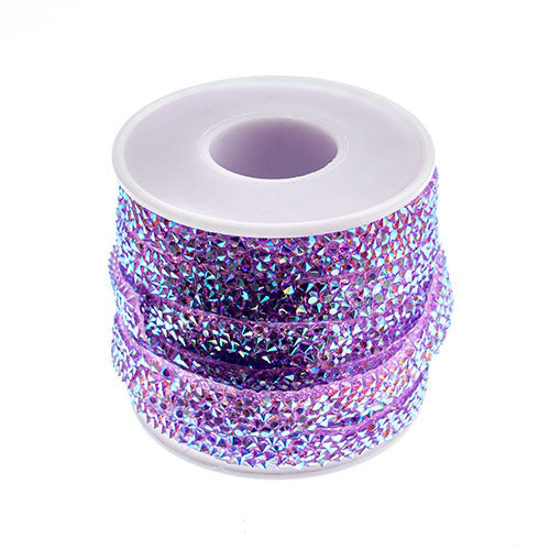 Resin Trim Hot Fix Crystal Crush 5m Crystal Aurora Borealis - Cosplay Supplies Inc