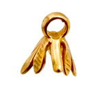 Bronze Bail 6 Leaves 6.5mm Long - Cosplay Supplies Inc