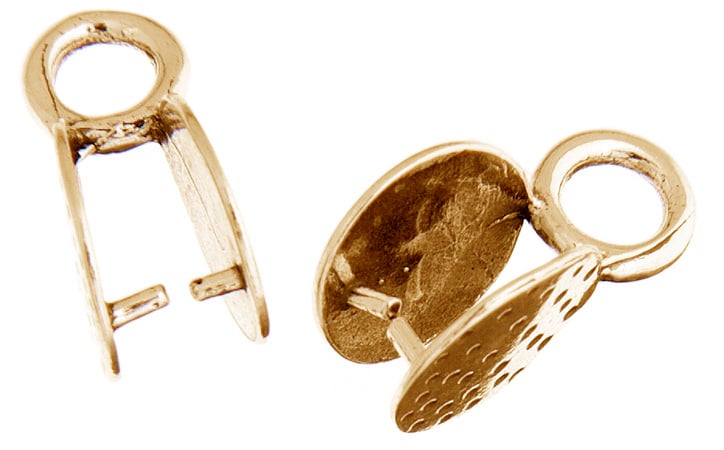 Bronze Bail Hammered 16.6mm