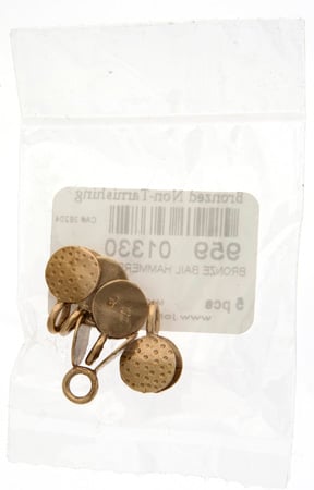 Bronze Bail Hammered 16.6mm