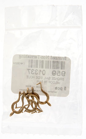 Bronze Bail Side Hole With Loop 16.5mm