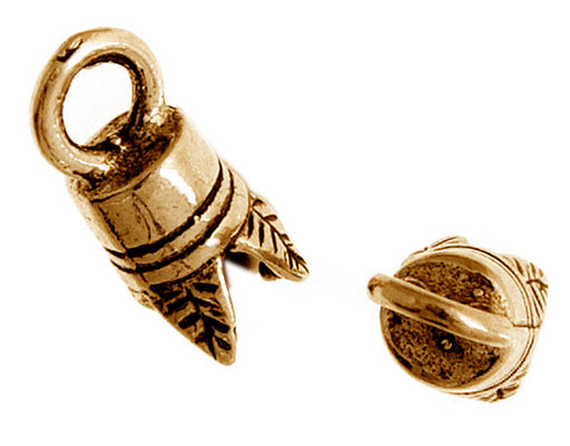 Bronze End Cap Leaves