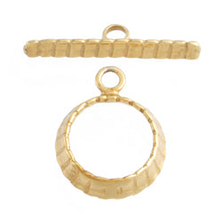 Bronze Toggle Ring Hammered 10mm - Cosplay Supplies Inc