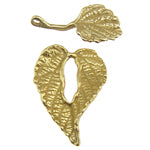 Bronze Clasp 2 Leaf 21x15mm - Cosplay Supplies Inc