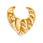 Bronze Bead Frame Leaf 23x22mm - Cosplay Supplies Inc