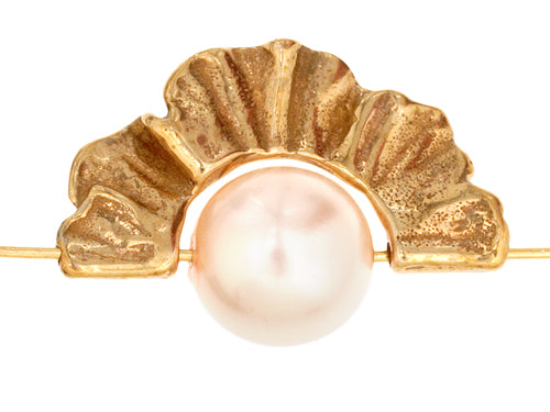 Bronze Bead Frame 24x7mm Half Ruffle