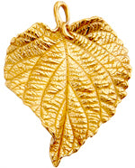 Bronze Pendant Ivy Leaf 32x28mm