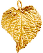 Bronze Pendant Ivy Leaf 32x28mm - Cosplay Supplies Inc