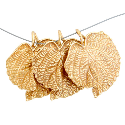 Bronze Pendant Ivy Leaf 39x36mm