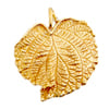 Bronze Pendant Ivy Leaf 39x36mm