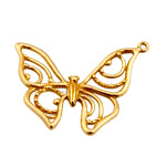 Bronze Pendant Open Butterfly 25x26mm - Cosplay Supplies Inc