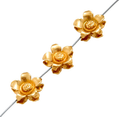 Bronze Bead Flower Dimensional 13mm