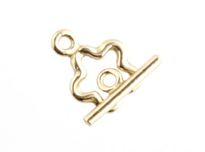 Brass Toggle Flower 9mm