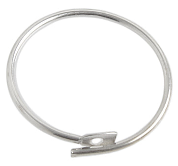 SS.925 Wire Hoop 1/2in