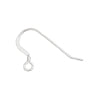 SS.925 Earwire With Coil .028in Flat & Round Wire Approx 8.1g