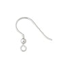 SS.925 Earwire With 3mm ball & Coil Round Wire Approx 11.6g