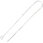 SS.925 Earring U-Threader Box Chain 2.5in - Cosplay Supplies Inc