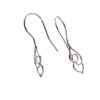 SS.925 Earring - Hook With Cloud 2 Pairs 5x25mm