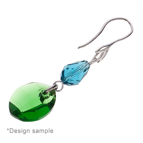 SS.925 Earring - Iris 2 Pairs 5x20mm