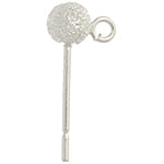 SS.925 Earring Post Sparkle 4mm - Cosplay Supplies Inc