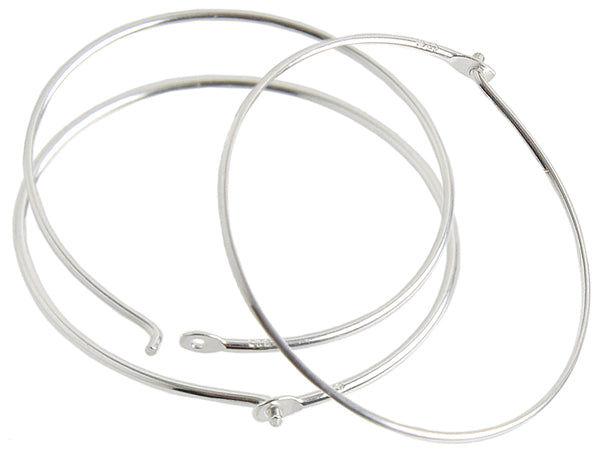 SS.925 Beading Hoop 18mm OD .029in/.7mm wire Approx 2.58g